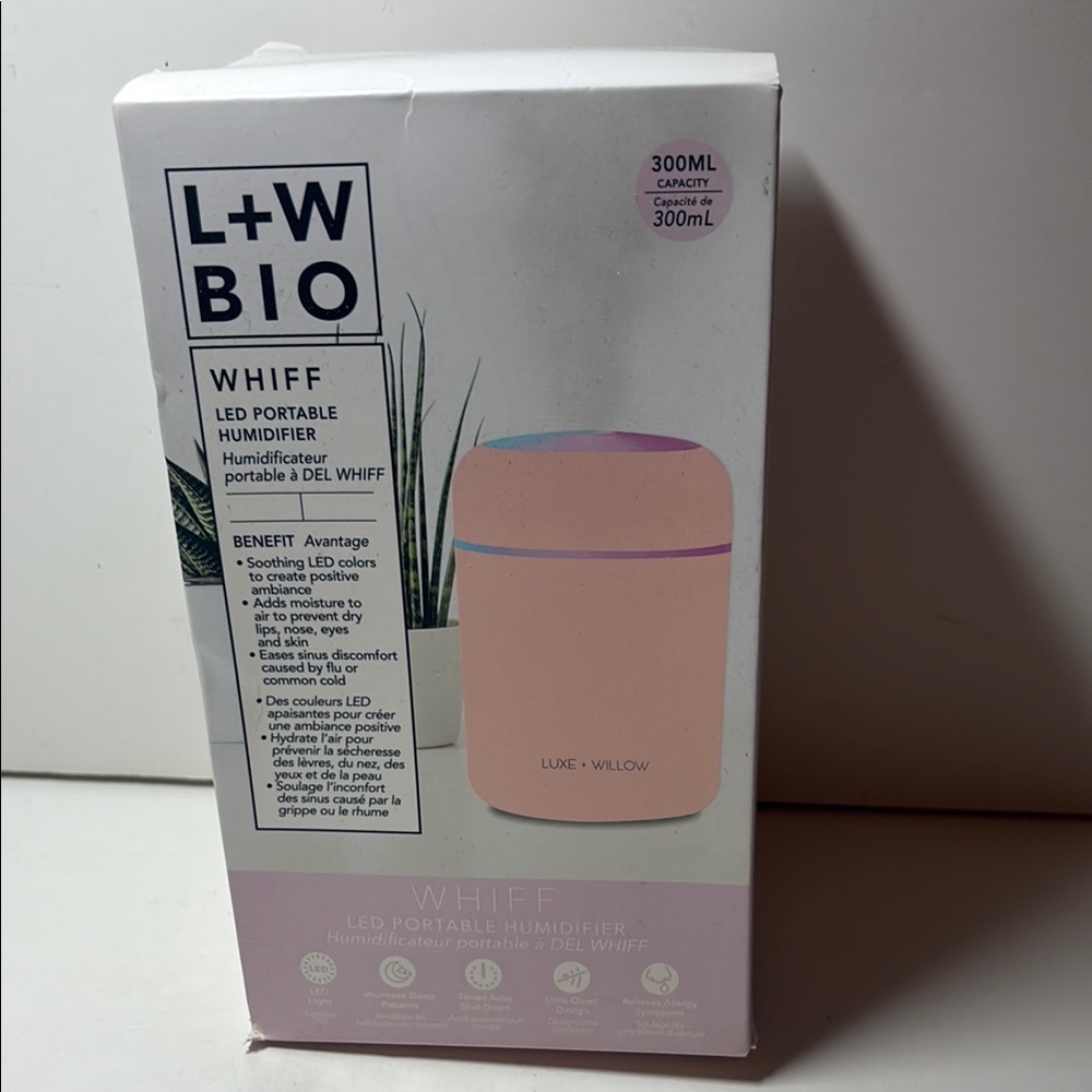 Luxe + Willow LED Portable Humidifier